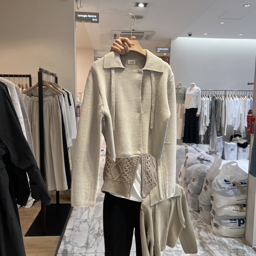 LA MAGIE FEMME東大門代購女士新品休閑職業推薦時尚夾克Lamagie Femme夾克圖色1