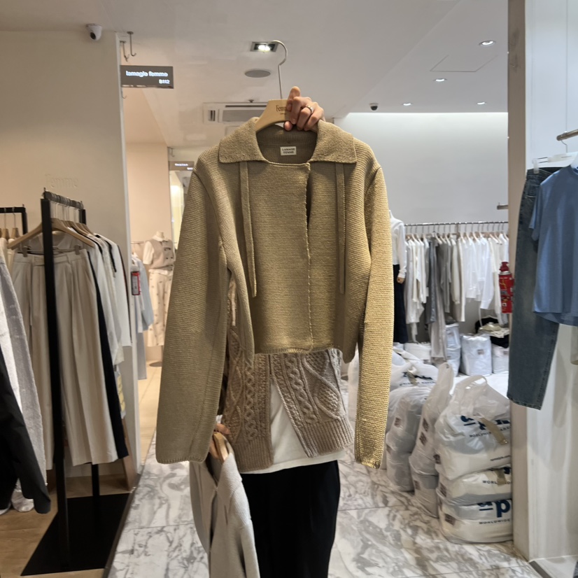 LA MAGIE FEMME東大門代購女士新品休閑職業推薦時尚夾克Lamagie Femme夾克圖色2