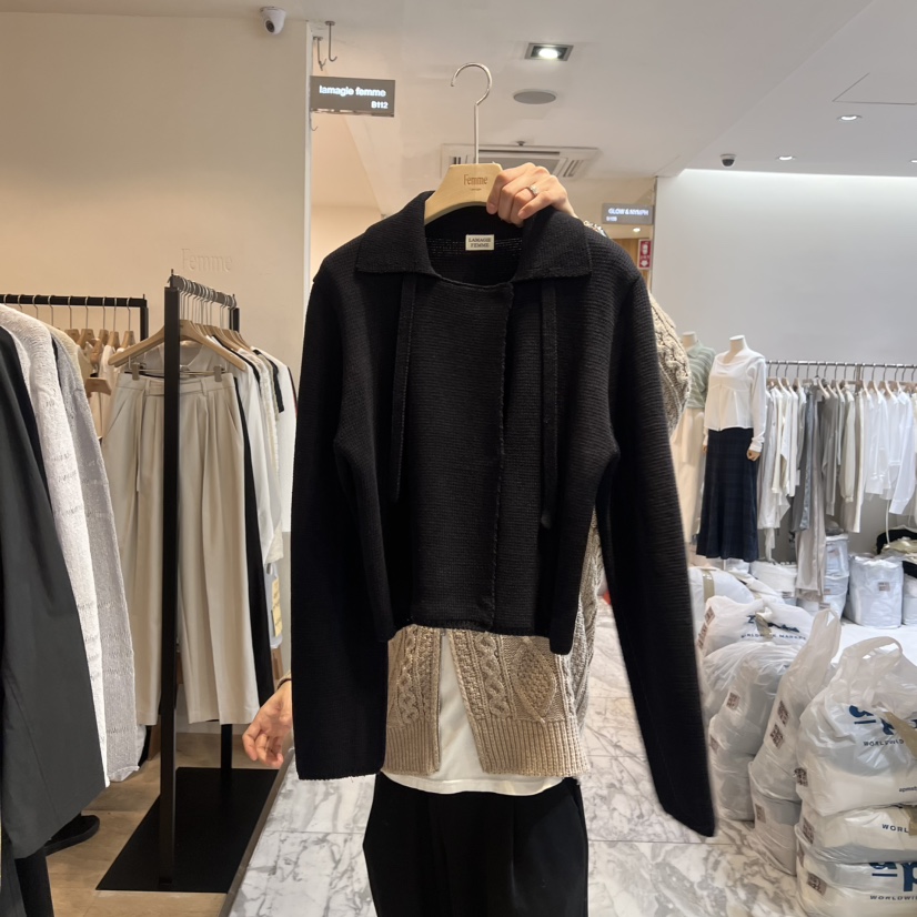 LA MAGIE FEMME東大門代購女士新品休閑職業推薦時尚夾克Lamagie Femme夾克圖色3