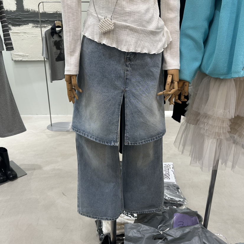 PART3韓國直郵女裝新款推薦職業熱賣人氣26春夏牛仔褲不含腰帶Part.3牛仔褲