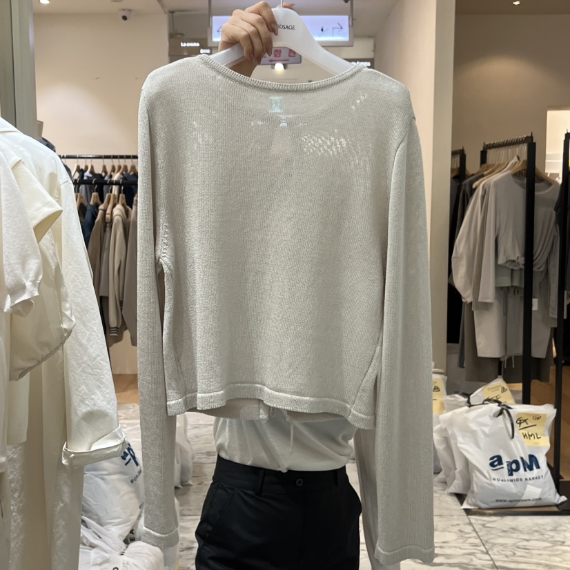 WOOD SAGE東大門實拍女裝新品26春夏職業休閑時尚針織衫WOOD SAGE針織衫