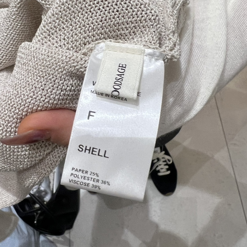 WOOD SAGE東大門實拍女裝新品26春夏職業休閑時尚針織衫WOOD SAGE針織衫