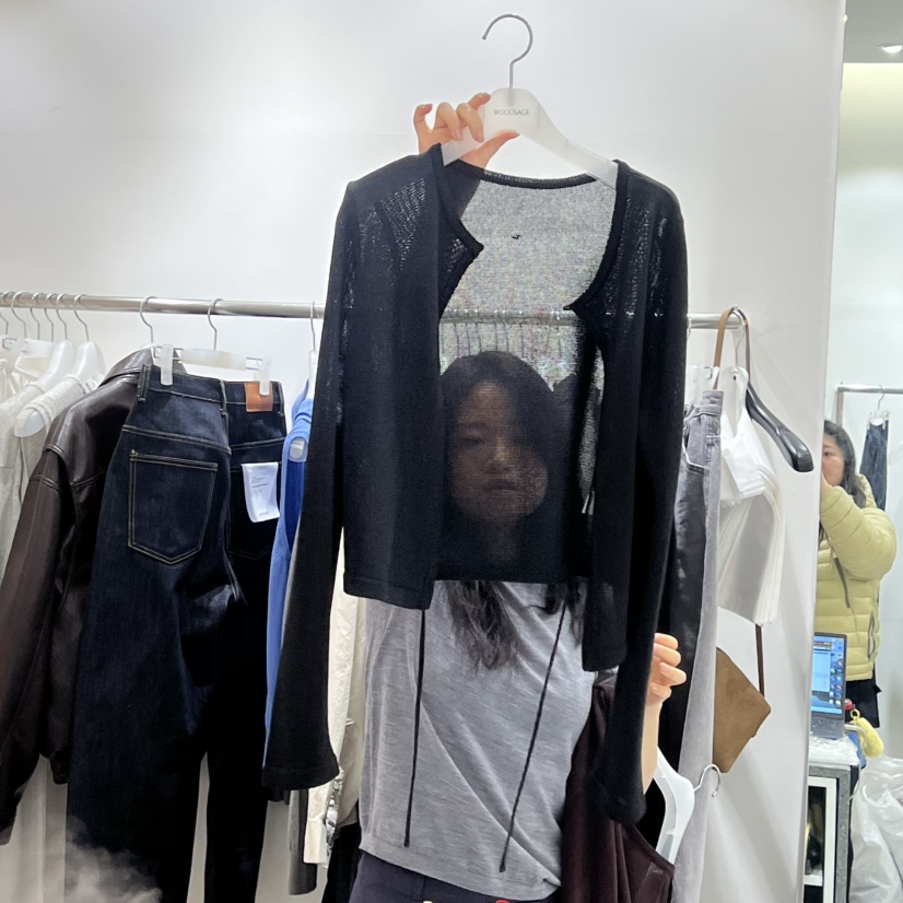 WOOD SAGE東大門實拍女裝新品26春夏職業休閑時尚針織衫WOOD SAGE針織衫圖色2