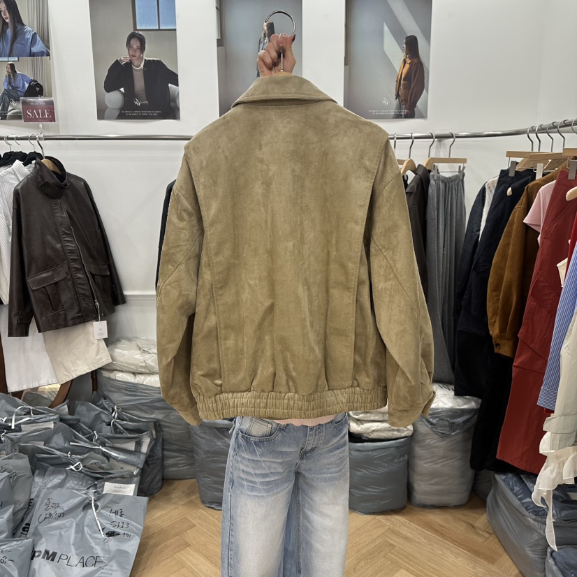 NOWHERE東大門直郵女裝新品推薦真品人氣26春夏熱賣夾克麂皮NOWHERE夾克