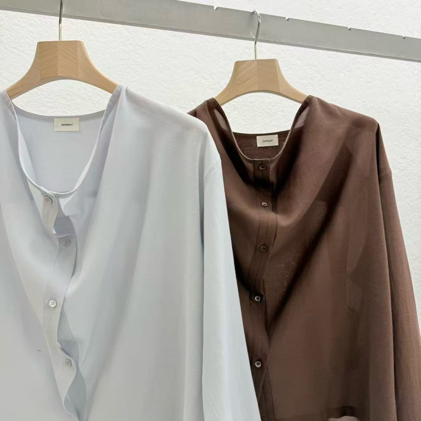 STATEMENT韓國代購女士新款人氣時尚熱賣休閑真品襯衫蕾絲衫STATEMENT襯衫/蕾絲衫