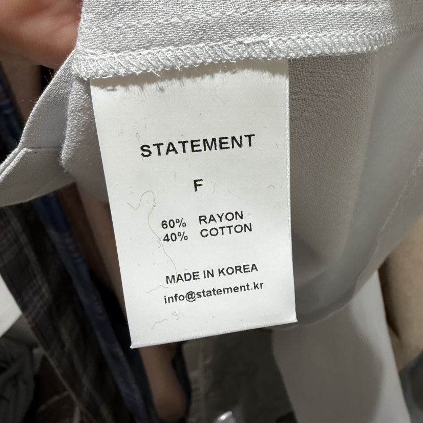 STATEMENT韓國代購女士新款人氣時尚熱賣休閑真品襯衫蕾絲衫STATEMENT襯衫/蕾絲衫