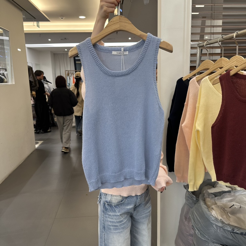 NOWHERE韓國代購女士新品26春夏休閑人氣真品職業吊帶背心NOWHERE吊帶/背心圖色2