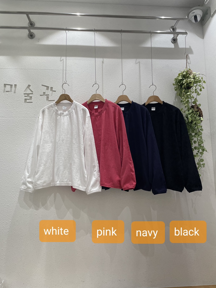 GALLERY-A韓國代購女裝新品熱賣26春夏職業推薦人氣長袖T恤GALLERY長袖T恤