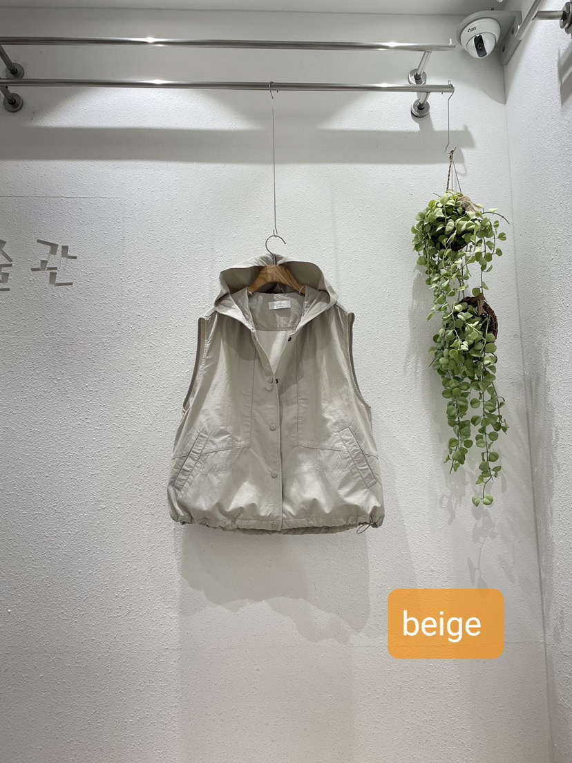 GALLERY-A韓國直郵女士新品休閑推薦職業馬甲不含內搭連帽GALLERY馬甲圖色1