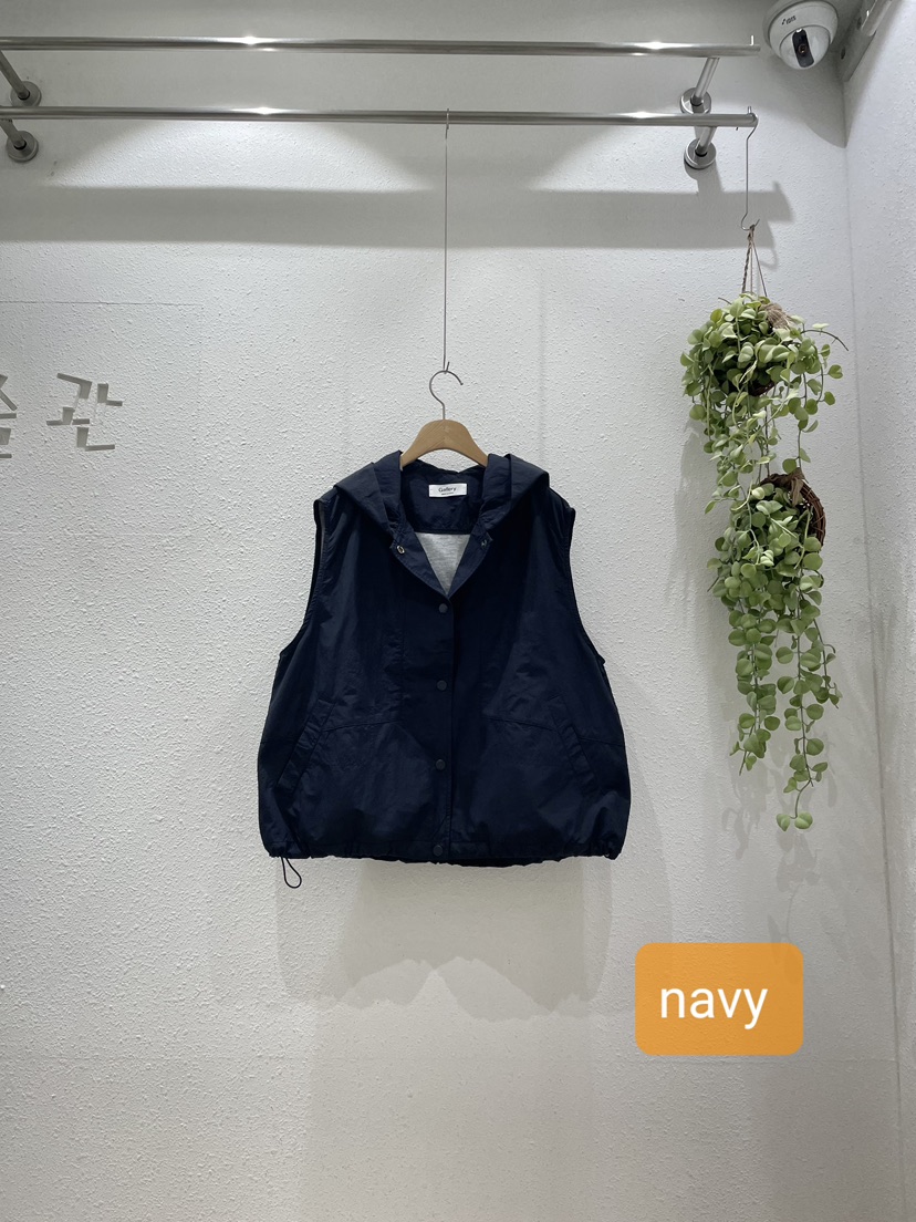 GALLERY-A韓國直郵女士新品休閑推薦職業馬甲不含內搭連帽GALLERY馬甲圖色3