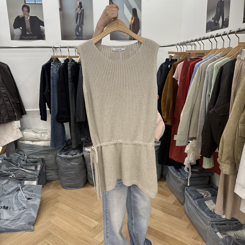 NOWHERE東大門代購女士新款時尚人氣職業26春夏休閑吊帶背心NOWHERE吊帶/背心圖色2