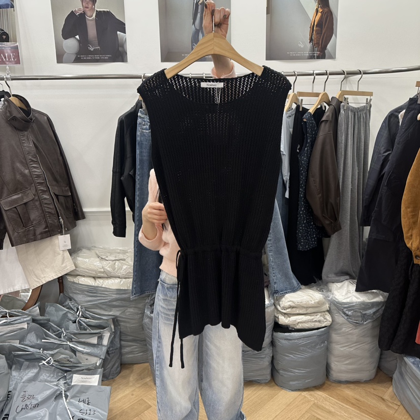 NOWHERE東大門代購女士新款時尚人氣職業26春夏休閑吊帶背心NOWHERE吊帶/背心圖色3