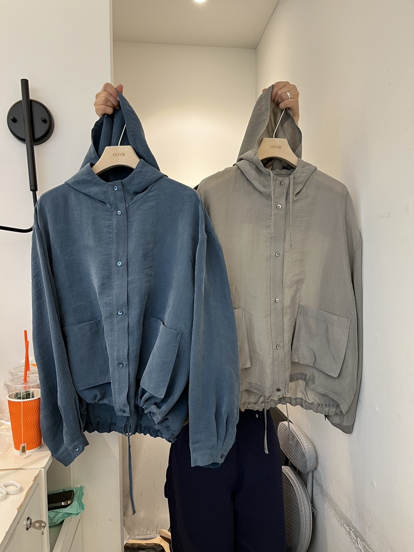 OUVIR韓國直郵女裝新品時尚人氣職業真品休閑推薦夾克連帽O.V.R/OUVIR夾克