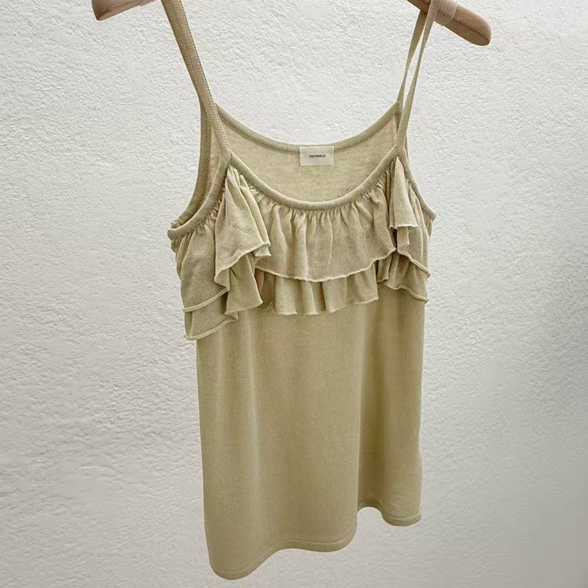 STATEMENT韓國代購女裝新款休閑熱賣人氣真品時尚吊帶背心STATEMENT吊帶/背心