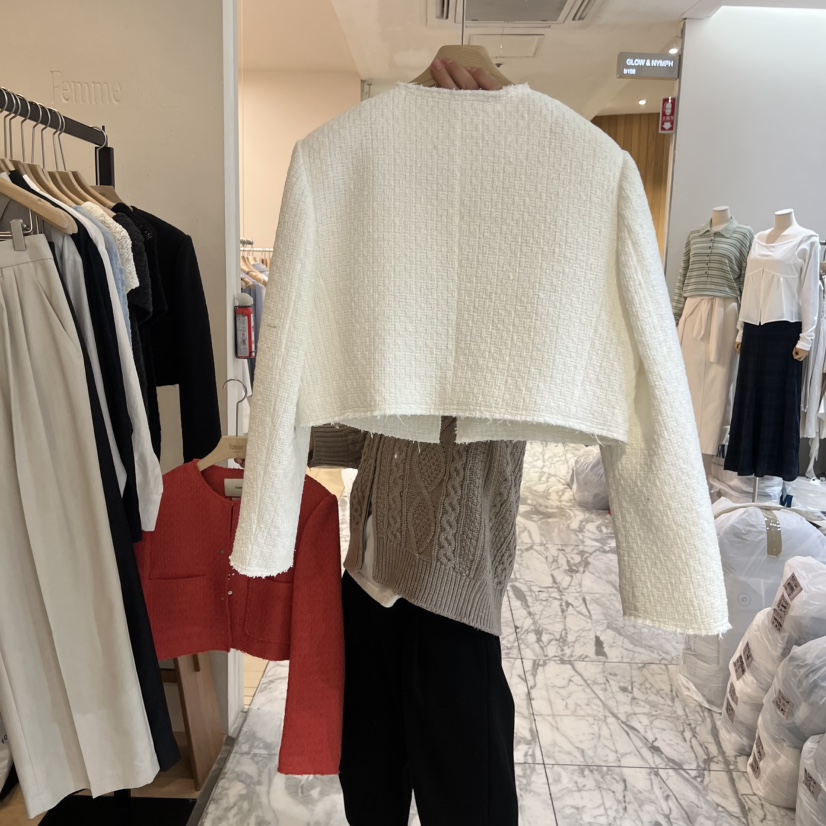 LA MAGIE FEMME東大門實拍女士新品26春夏職業熱賣夾克Lamagie Femme夾克