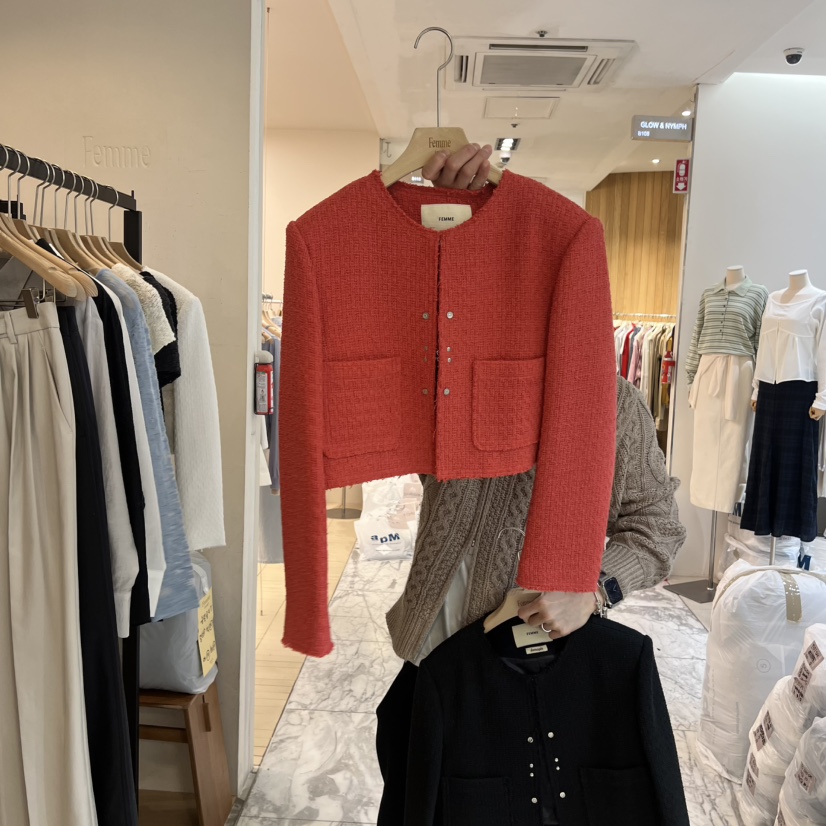 LA MAGIE FEMME東大門實拍女士新品26春夏職業熱賣夾克Lamagie Femme夾克圖色2