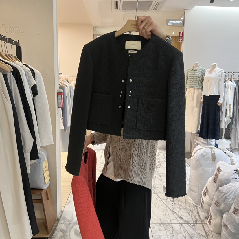 LA MAGIE FEMME東大門實拍女士新品26春夏職業熱賣夾克Lamagie Femme夾克圖色3