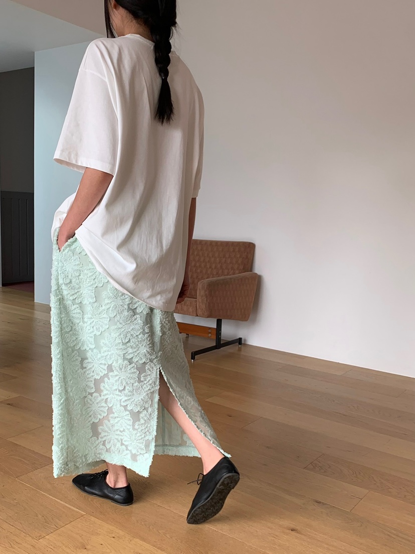 LOVE MY SANTA韓國直郵女士新品時尚職業真品熱賣26春夏長裙Santa/LOVE MY SANTA長裙