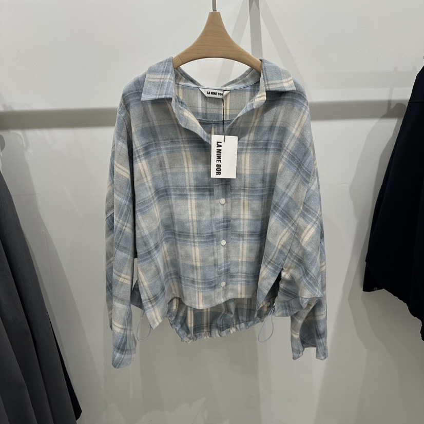 LAMINEDOR東大門實拍女士新品26春夏休閑熱賣時尚襯衫蕾絲衫LA MINE DOR襯衫/蕾絲衫圖色5