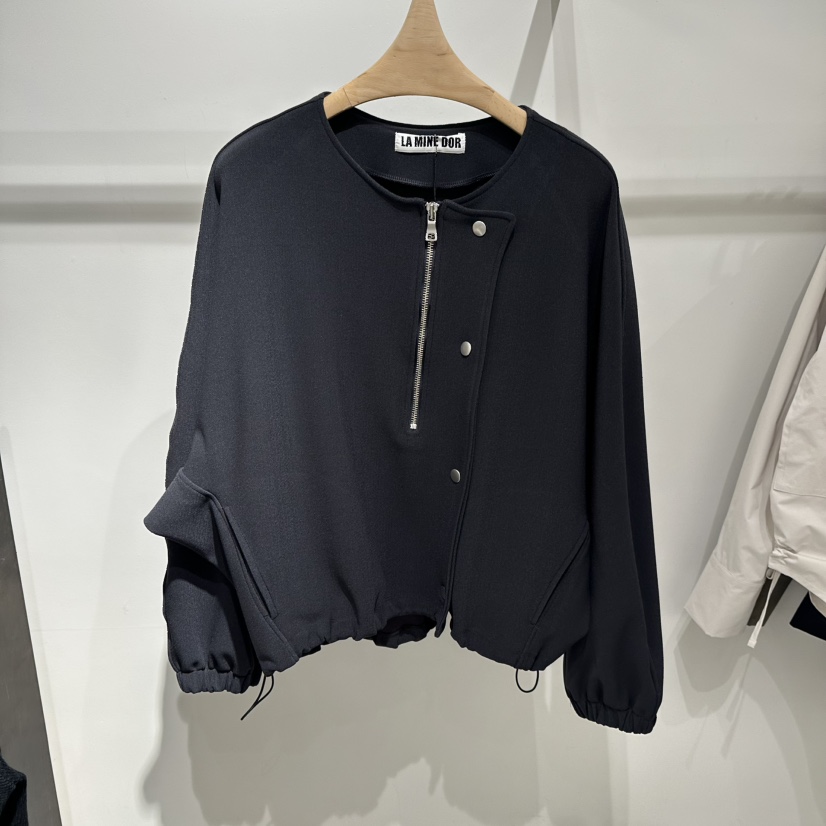 LAMINEDOR東大門代購女裝新款職業26春夏休閑人氣推薦夾克LA MINE DOR夾克圖色4墨色