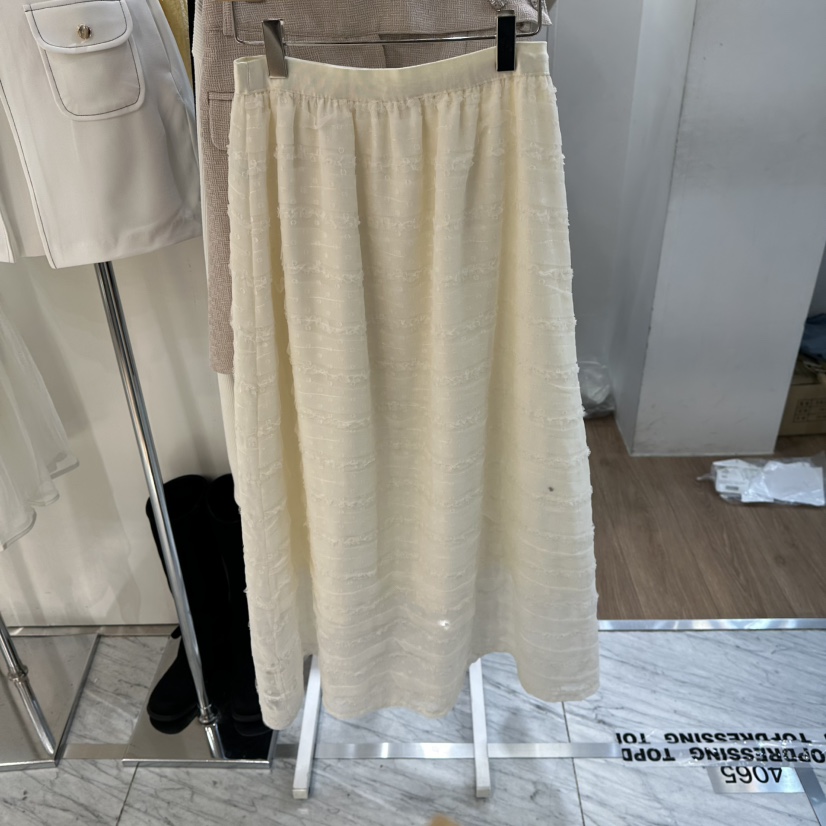 ABLESTUDIO韓國代購女裝新品人氣時尚休閑推薦長裙荷葉邊ABLESTUDIO長裙