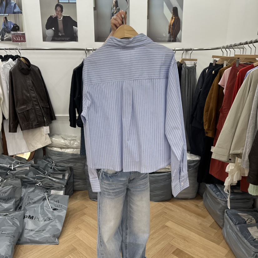 NOWHERE東大門實拍女士新品熱賣26春夏職業時尚襯衫蕾絲衫NOWHERE襯衫/蕾絲衫