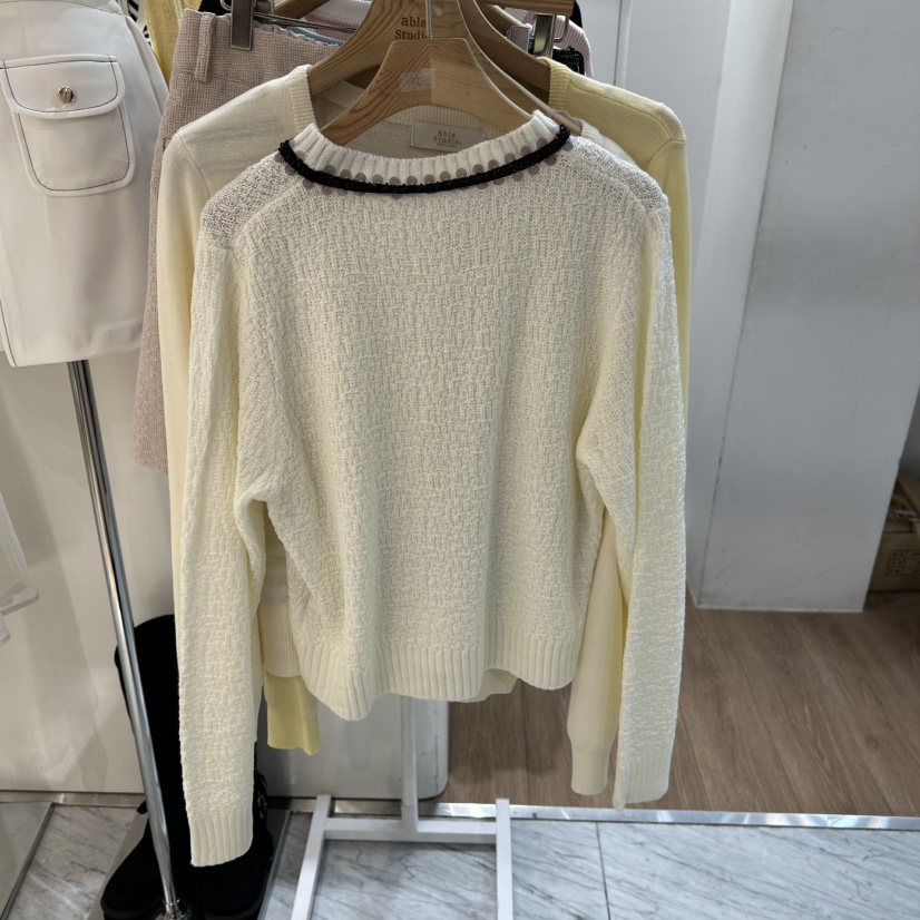 ABLESTUDIO韓國代購女士新品26春夏人氣真品熱賣推薦針織衫ABLESTUDIO針織衫