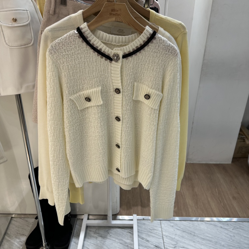 ABLESTUDIO韓國代購女士新品26春夏人氣真品熱賣推薦針織衫ABLESTUDIO針織衫圖色2