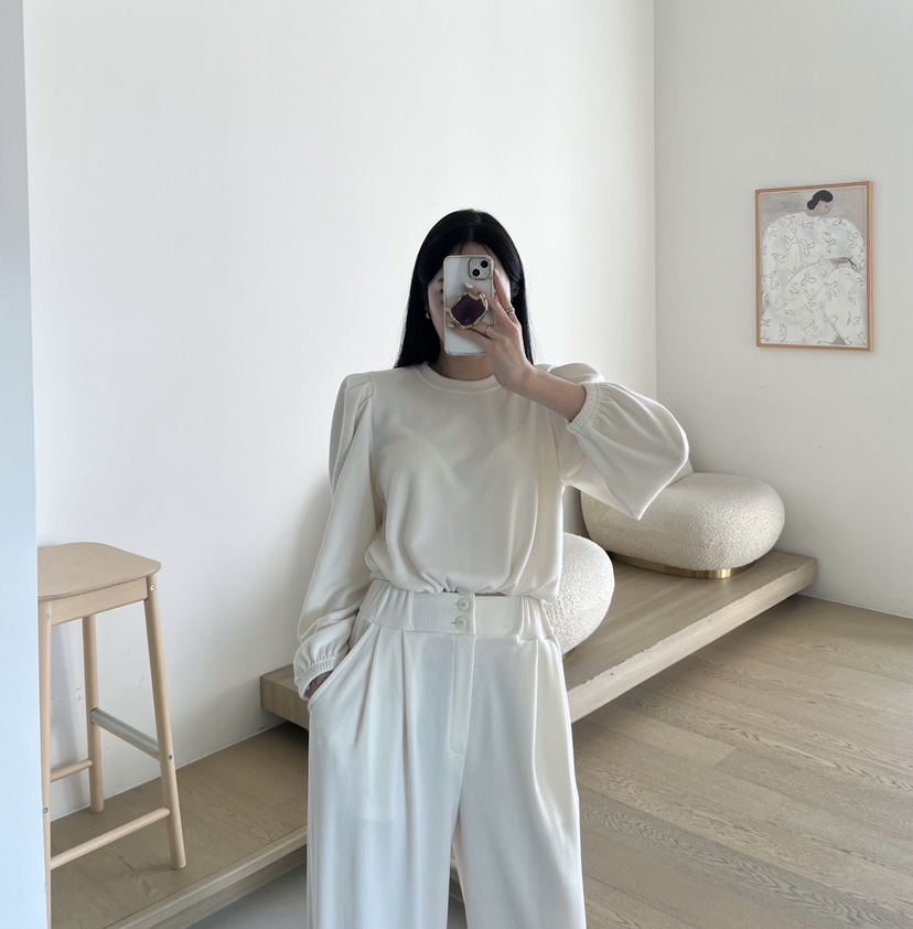 AMUSE SEOUL東大門代購女士新款26春夏熱賣人氣真品長袖T恤AMUSE SEOUL長袖T恤