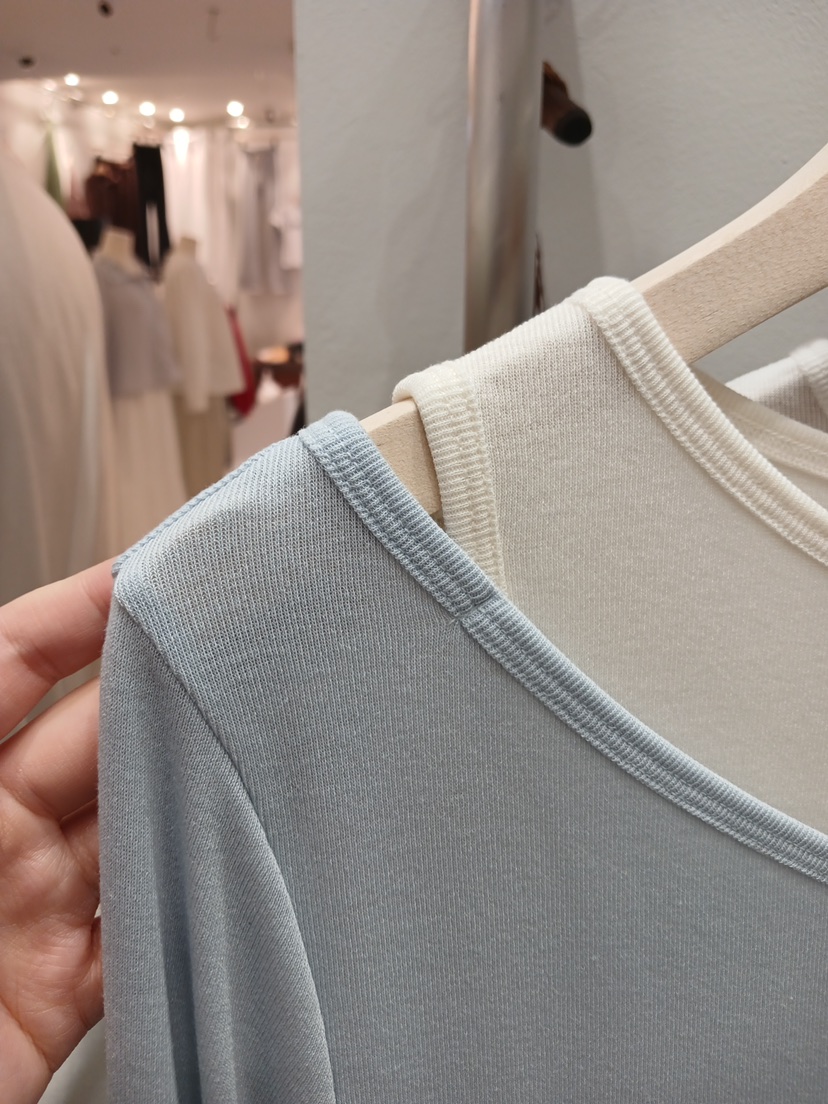 X東大門實拍女裝新款熱賣26春夏推薦休閑真品長袖T恤假兩件BLOWING長袖T恤