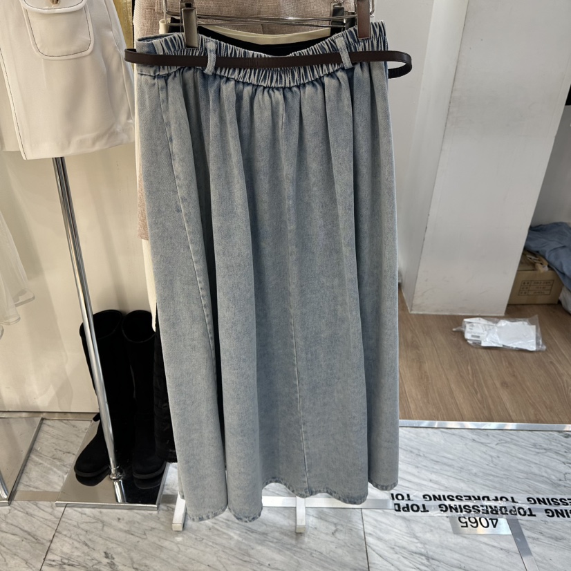 ABLESTUDIO東大門實拍女裝新款26春夏時尚真品長裙不含腰帶ABLESTUDIO長裙