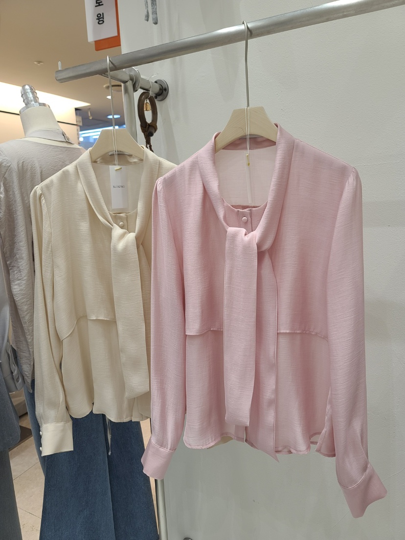 X東大門代購女士新款時尚熱賣職業26春夏推薦人氣襯衫蕾絲衫BLOWING襯衫/蕾絲衫