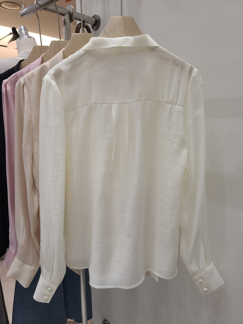 X東大門代購女士新款時尚熱賣職業26春夏推薦人氣襯衫蕾絲衫BLOWING襯衫/蕾絲衫