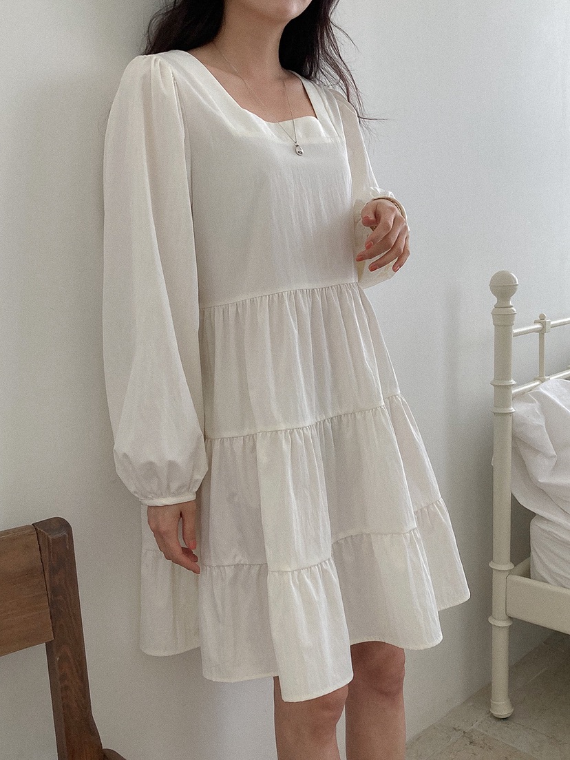 X韓國直郵女士新品時尚真品人氣熱賣26春夏職業推薦連衣裙BLOWING連衣裙圖色1