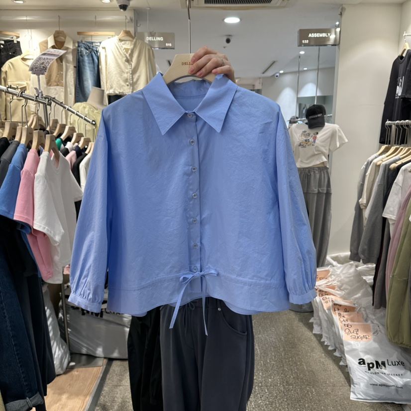 DELLING東大門直郵女士新品時尚真品人氣推薦26春夏襯衫蕾絲衫DELLING襯衫/蕾絲衫圖色2