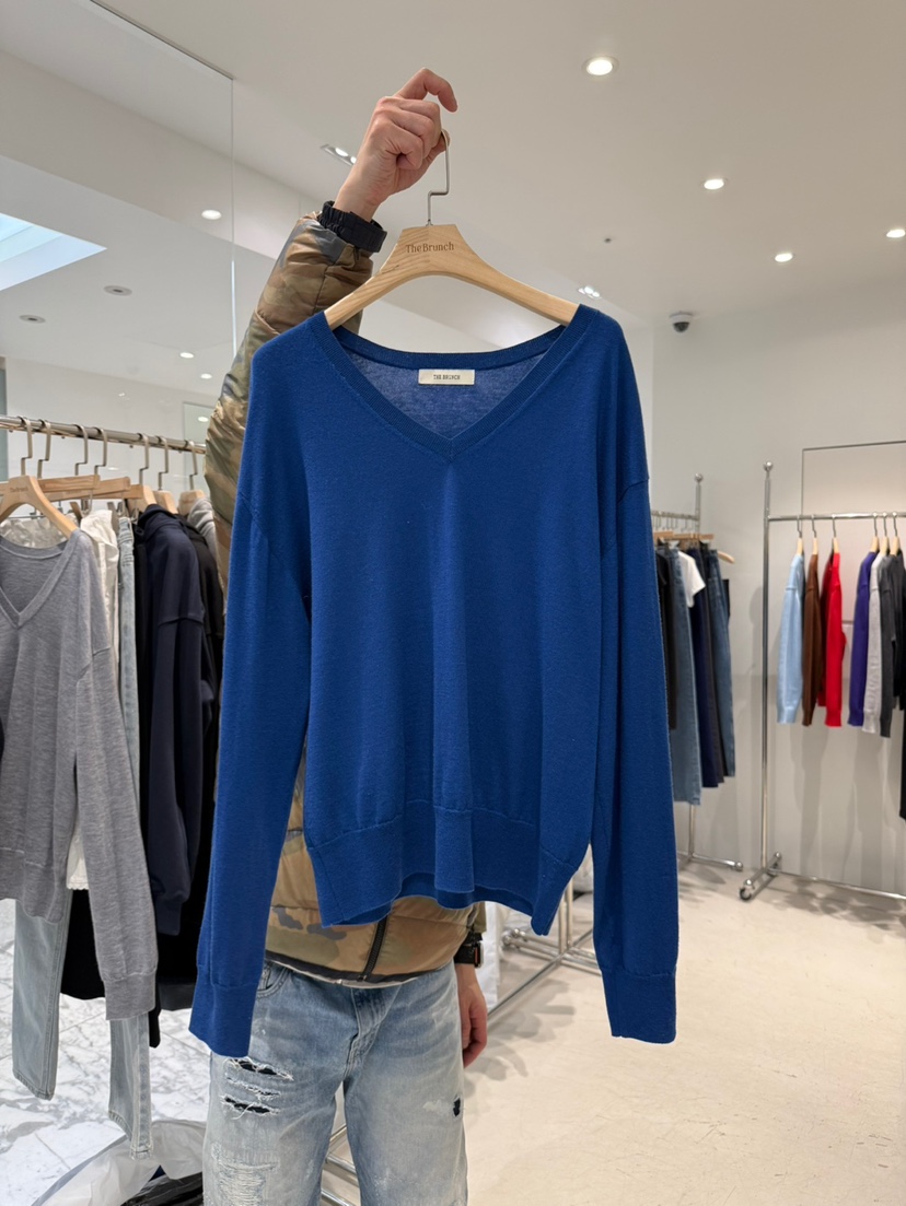 THE BRUNCH東大門代購女裝新品熱賣推薦時尚針織衫V領柔軟THE BRUNCH針織衫圖色4