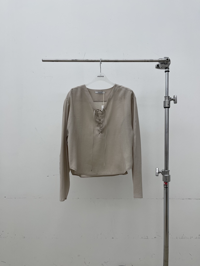 ATMOSPHERE韓國代購女裝新品26春夏時尚熱賣推薦襯衫蕾絲衫ATMOSPHERE/BLING襯衫/蕾絲衫圖色2