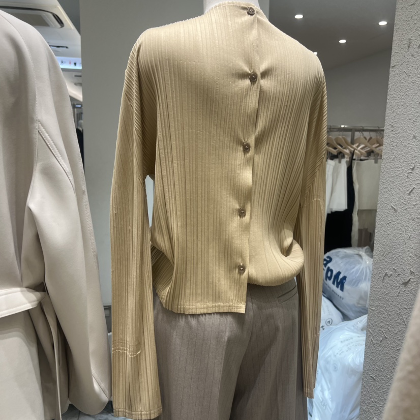 BRONZE東大門代購女士新品真品職業襯衫蕾絲衫兩面可穿褶裥BRONZE襯衫/蕾絲衫