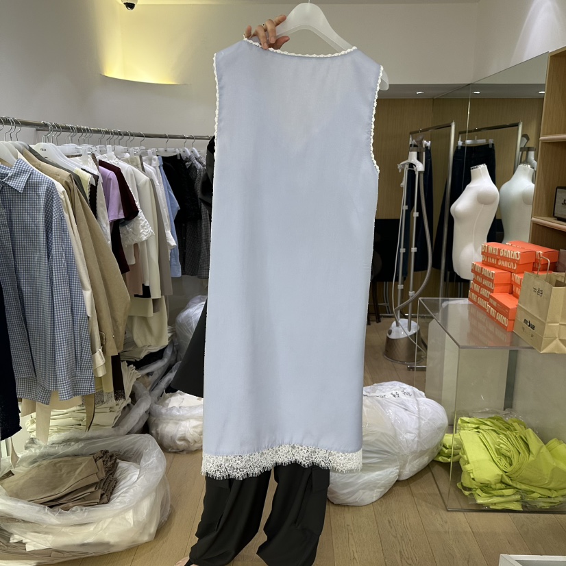 TED東大門代購女裝新款時尚26春夏職業真品推薦連衣裙V領TED連衣裙