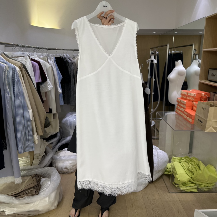 TED東大門代購女裝新款時尚26春夏職業真品推薦連衣裙V領TED連衣裙圖色1