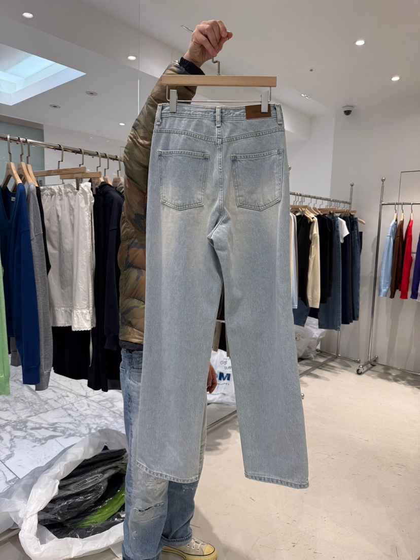 THE BRUNCH韓國代購女士新品休閑時尚26春夏熱賣真品牛仔褲THE BRUNCH牛仔褲