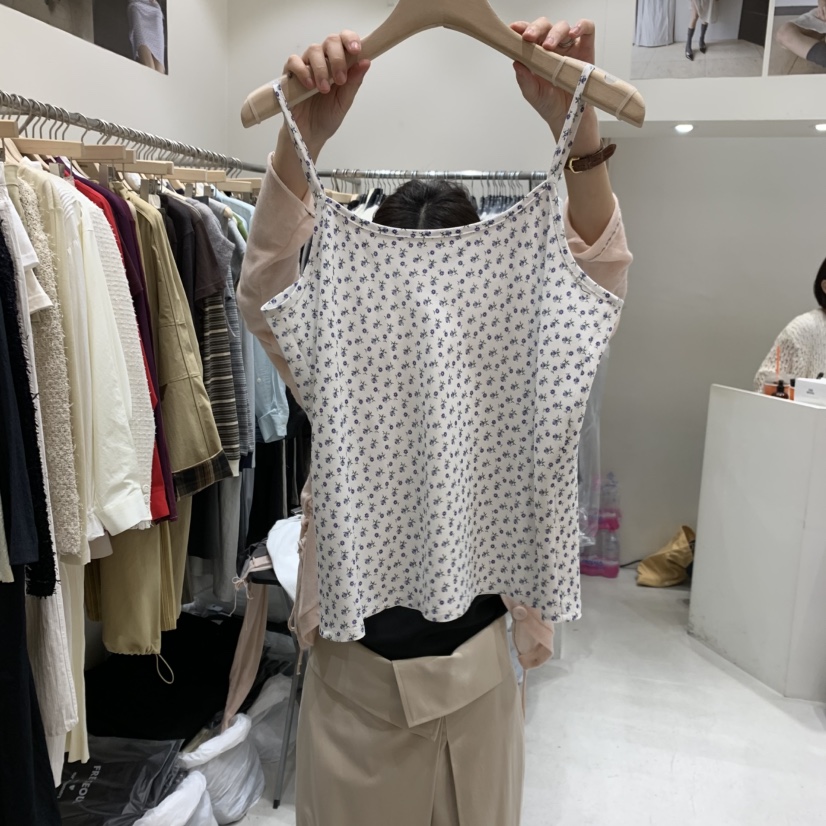 FRE東大門直郵女士新款職業人氣推薦時尚熱賣26春夏吊帶背心FRE吊帶/背心圖色1