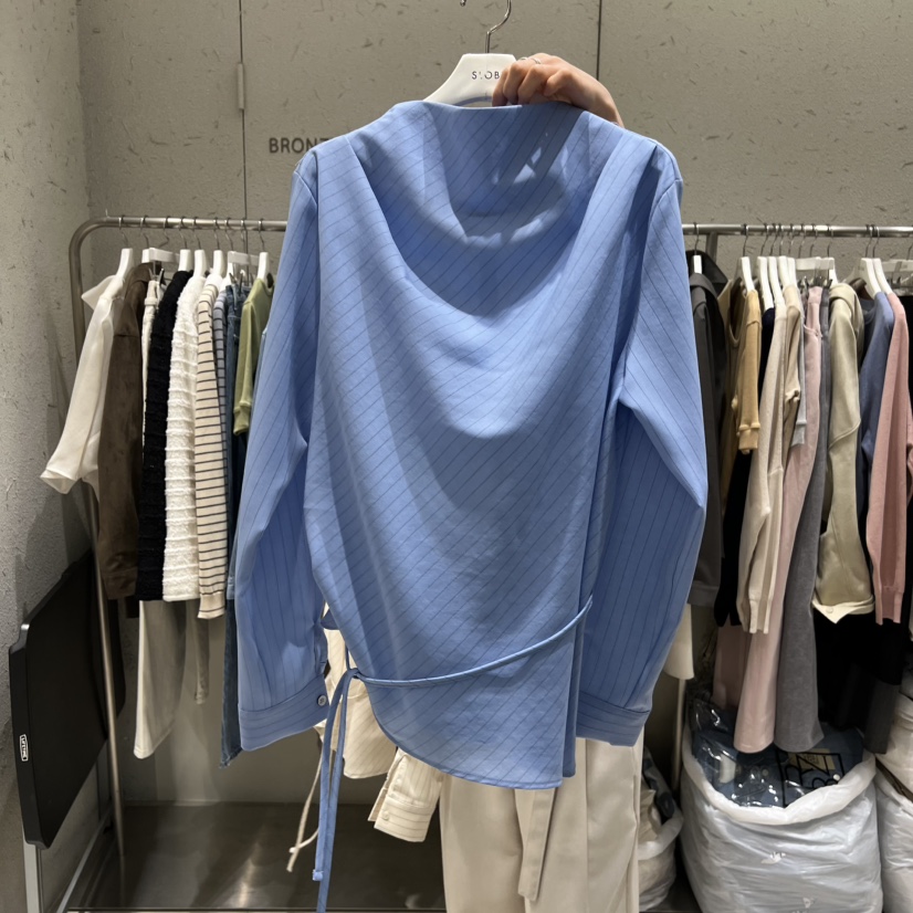 BRONZE韓國直郵女裝新款真品時尚26春夏推薦職業襯衫蕾絲衫BRONZE襯衫/蕾絲衫圖色1