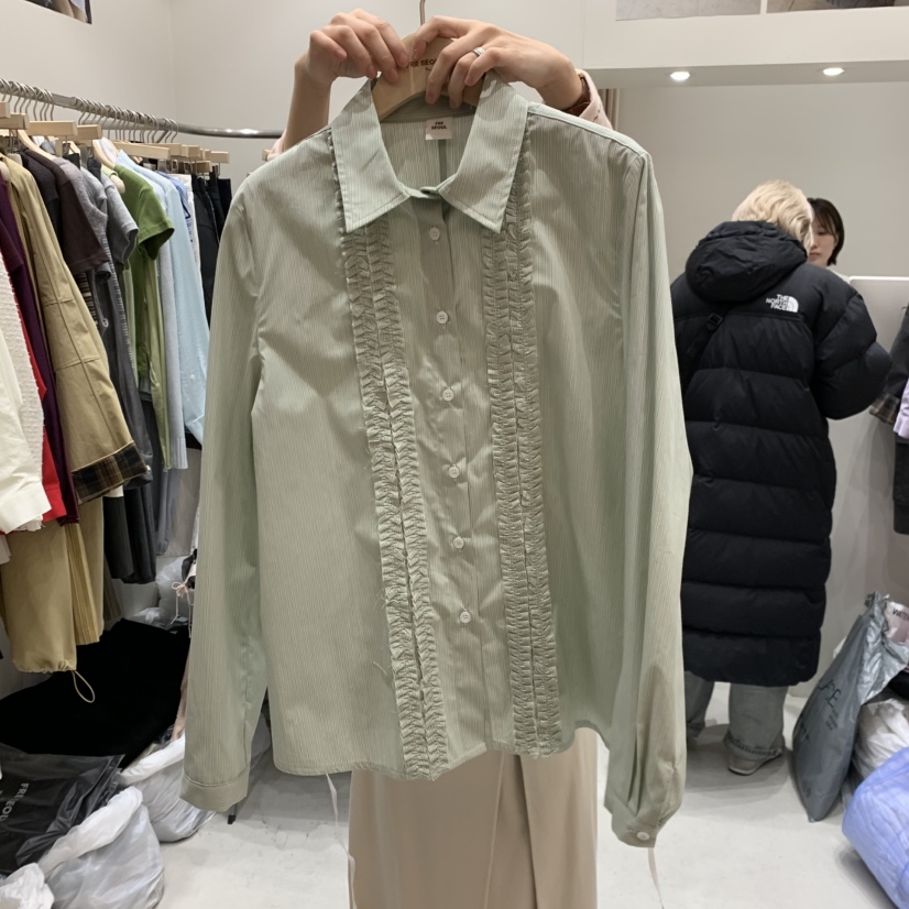 FRE東大門實拍女裝新款時尚休閑真品職業人氣熱賣襯衫蕾絲衫FRE襯衫/蕾絲衫圖色2