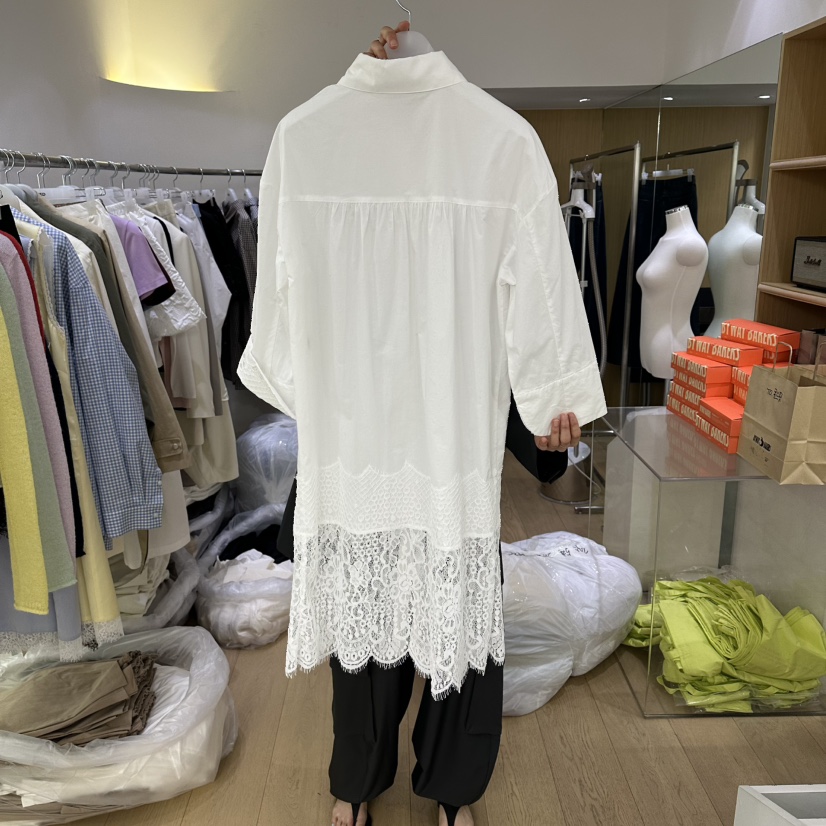 TED東大門實拍女士新品職業推薦26春夏真品襯衫蕾絲衫蕾絲TED襯衫/蕾絲衫