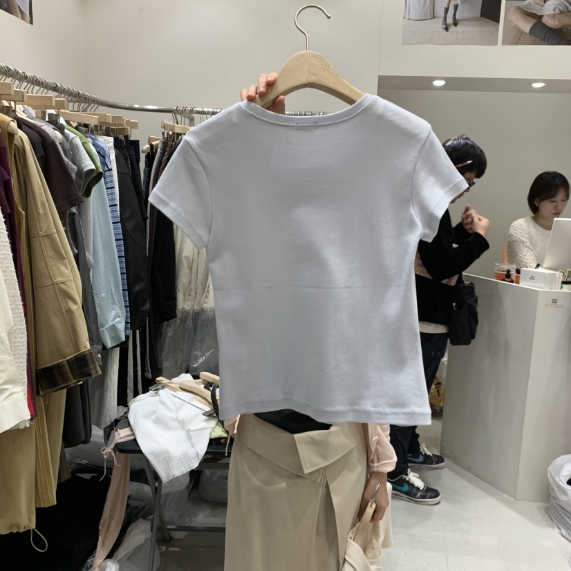 FRE東大門代購女裝新款26春夏熱賣休閑職業時尚人氣推薦T恤FRET恤