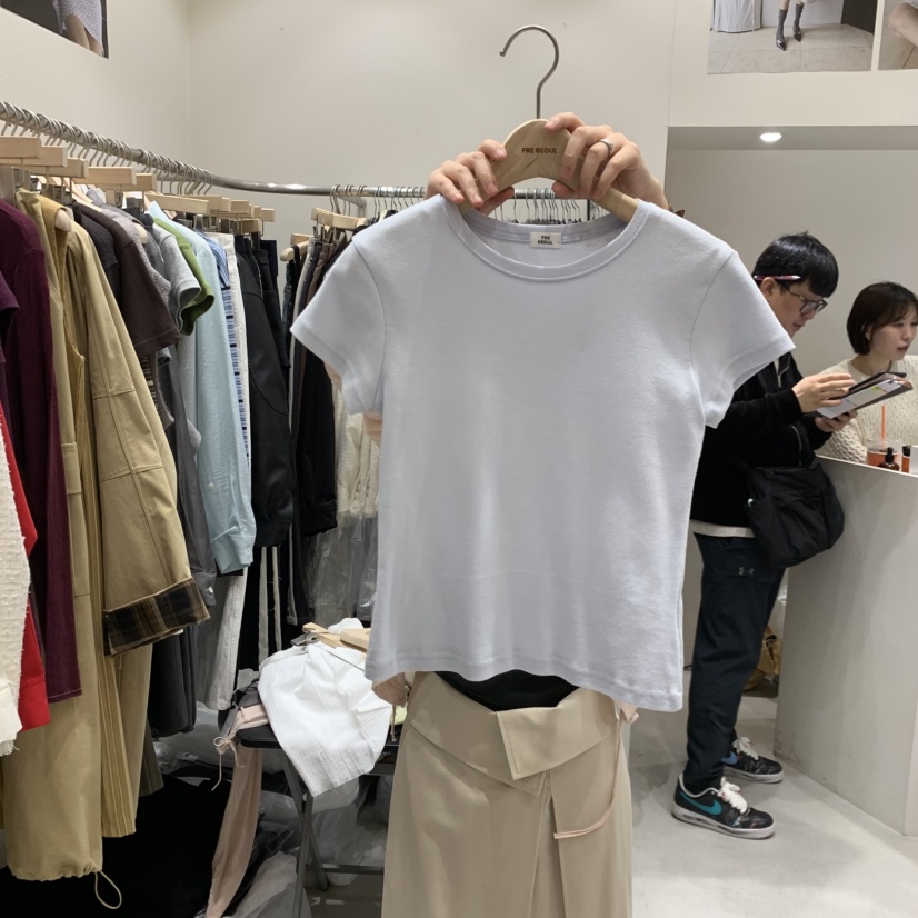 FRE東大門代購女裝新款26春夏熱賣休閑職業時尚人氣推薦T恤FRET恤圖色5