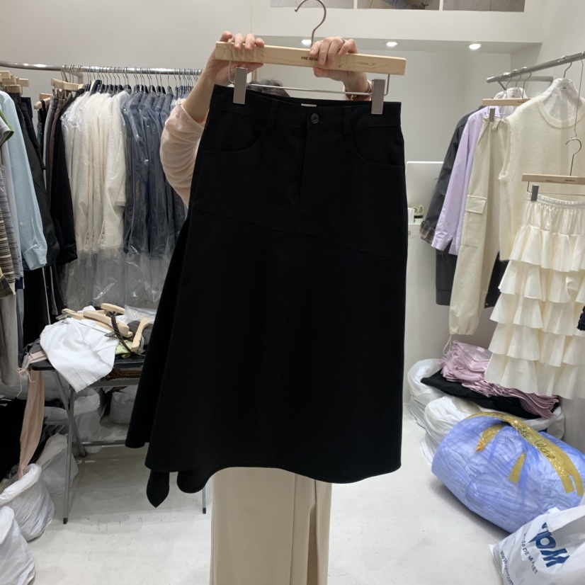 FRE東大門代購女裝新款26春夏職業休閑人氣真品半身裙中短裙FRE半身裙/中短裙圖色1