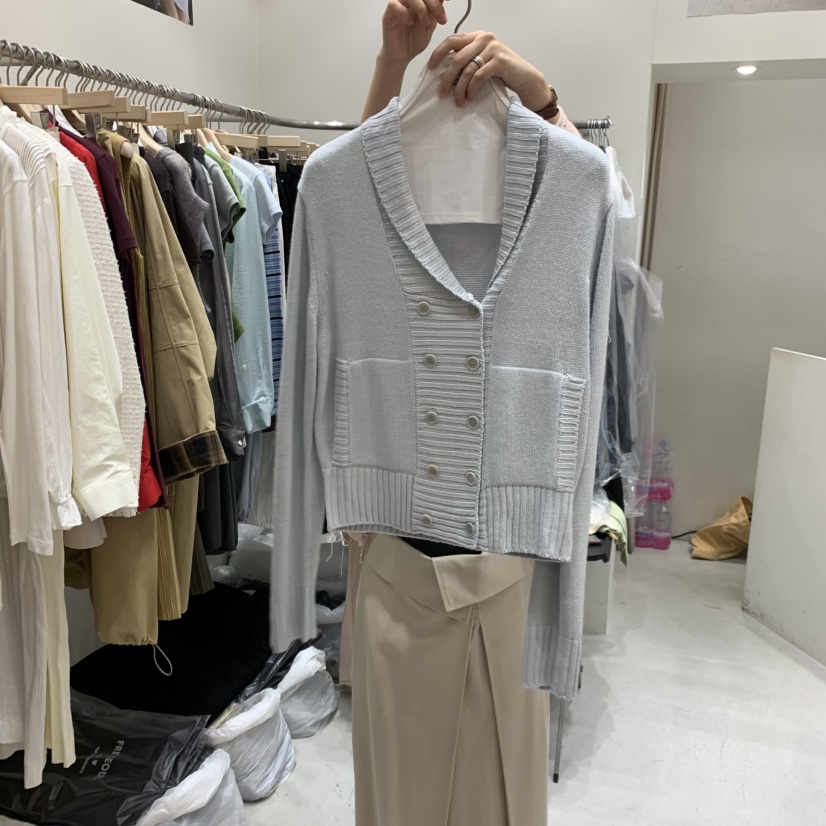 FRE東大門直郵女士新品26春夏休閑時尚職業推薦真品針織衫FRE針織衫圖色1