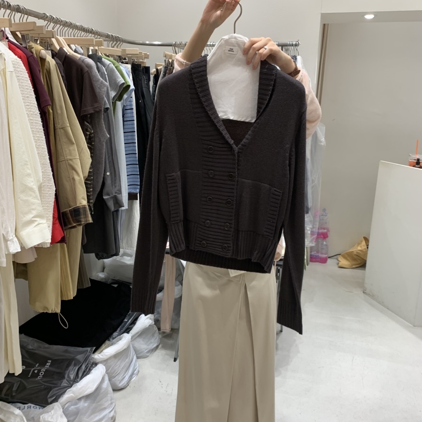 FRE東大門直郵女士新品26春夏休閑時尚職業推薦真品針織衫FRE針織衫圖色3